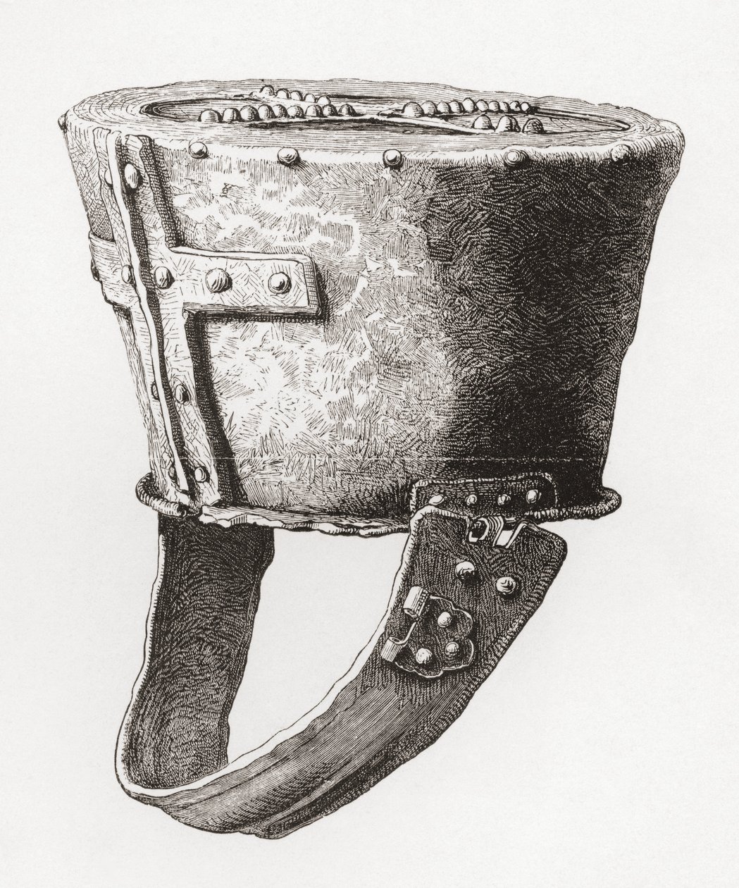Helmet from Castle Pomeroy, England, Dating from c.12th Century by English School