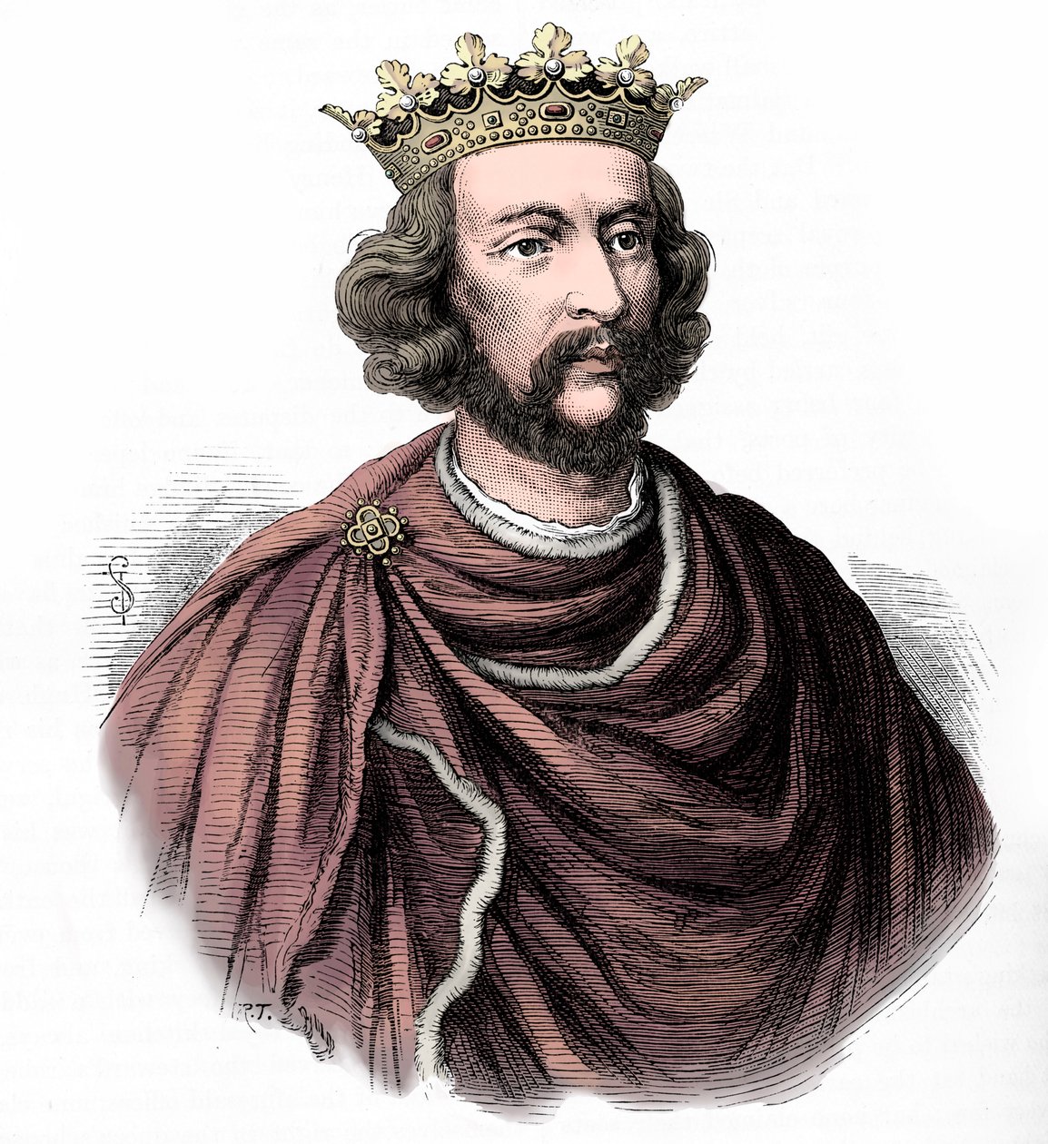 Henry III of England, Illustration from 