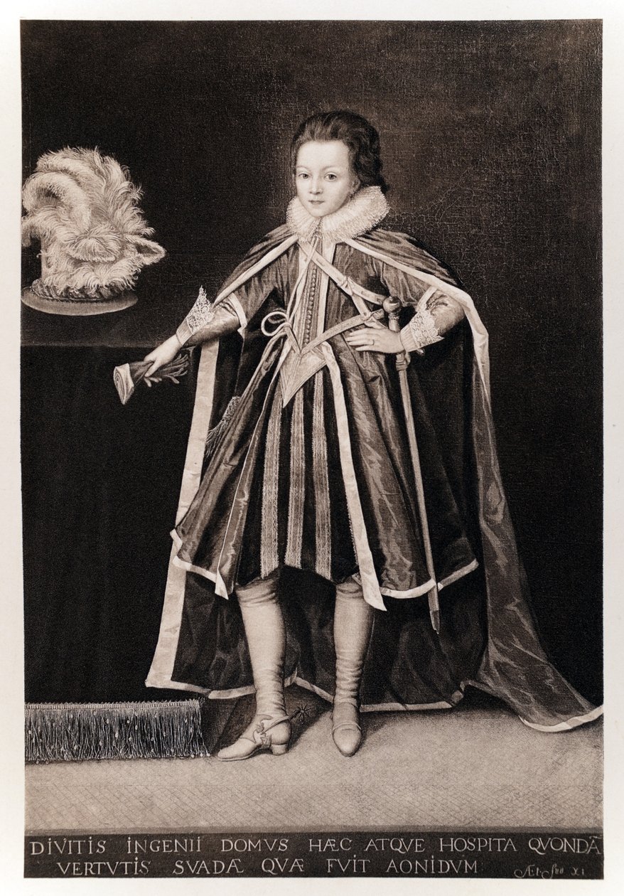 Henry, Prince of Wales, from James I and VI, printed by Manzi Joyant & Co. Paris, 1904 by English School