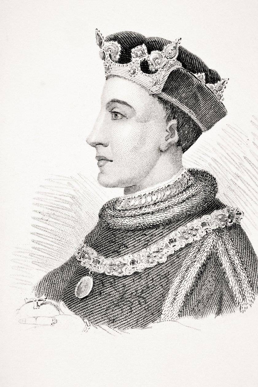 Henry V of England, illustration from 