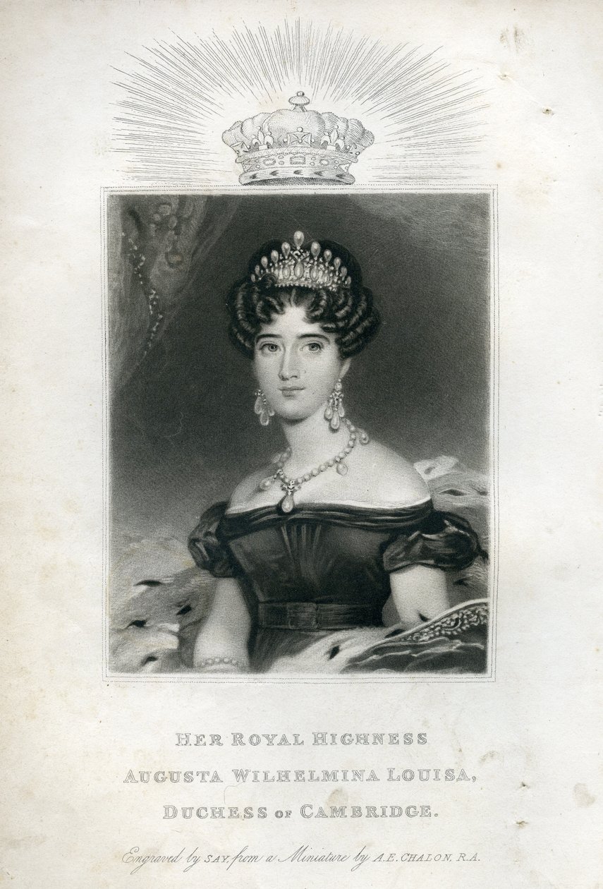 Her Royal Highness Augusta Wilhelmina Louisa, Duchess of Cambridge by English School