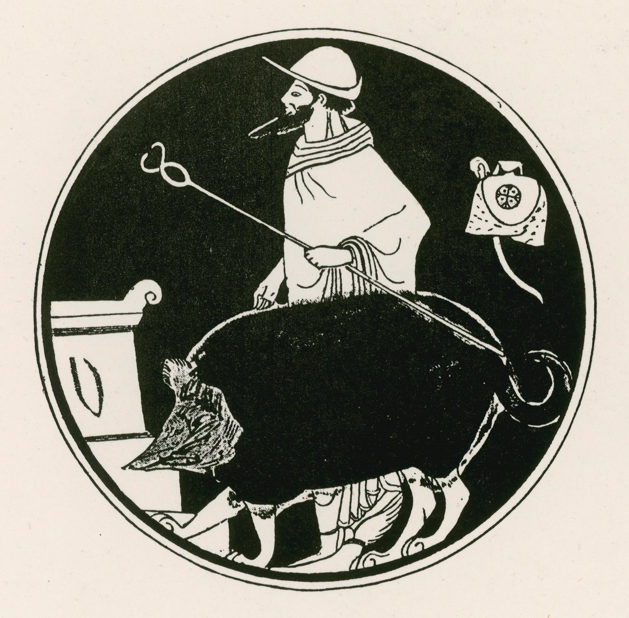 Hermes and the Masked Dog by English School