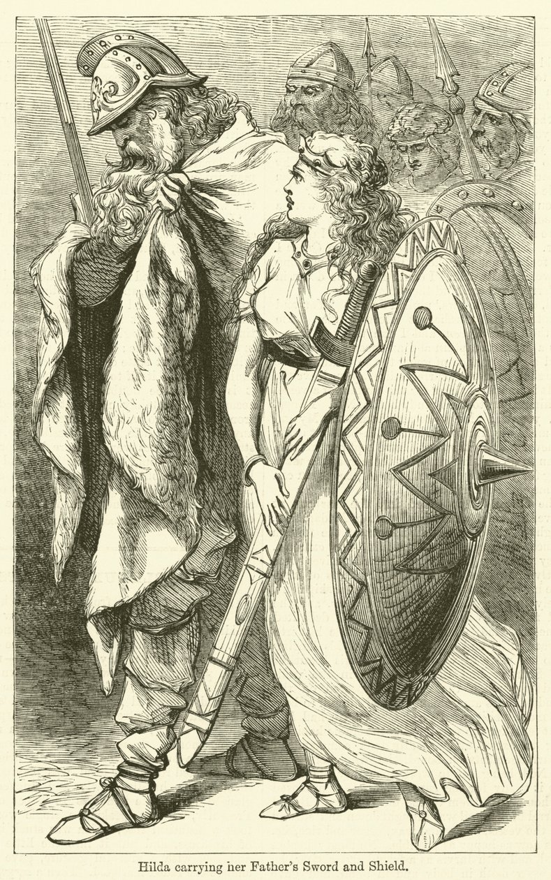 Hilda Carrying Her Father