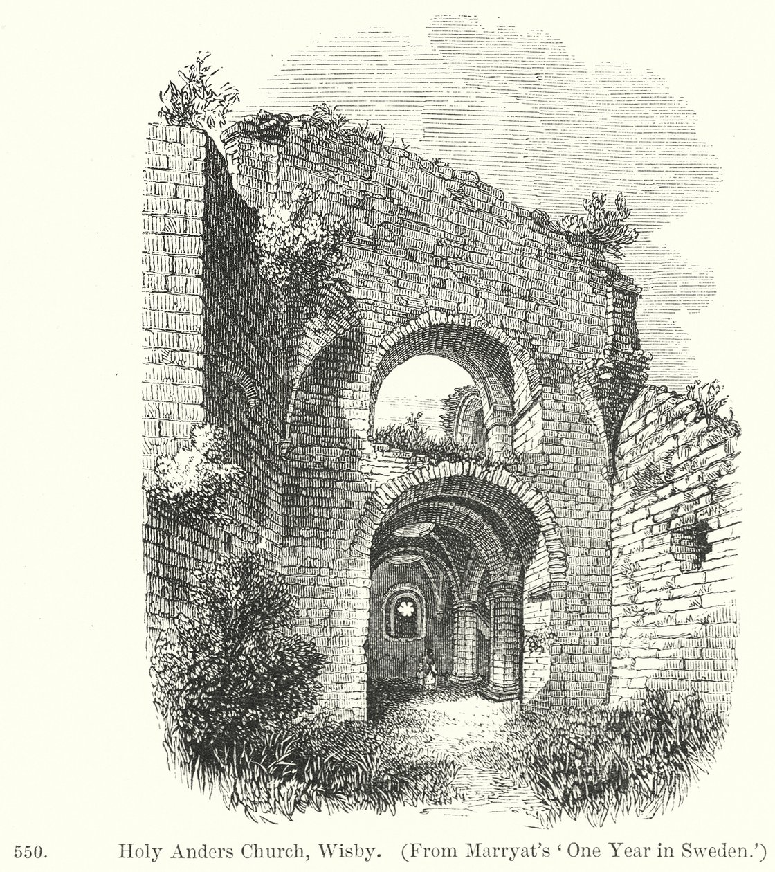 Holy Anders Church, Wisby by English School