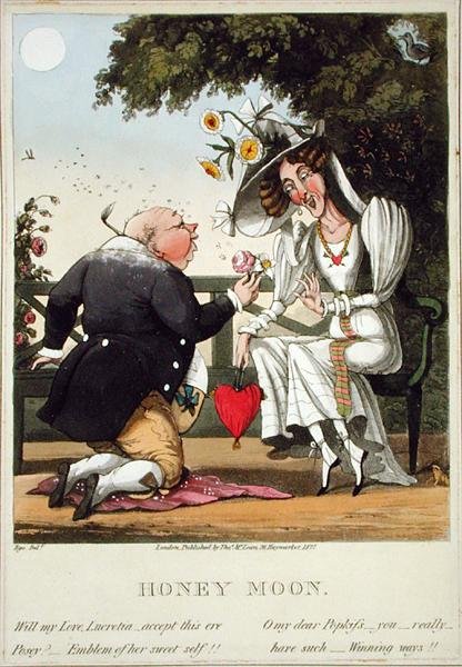 Honey Moon, published by Thomas McLean, London by English School