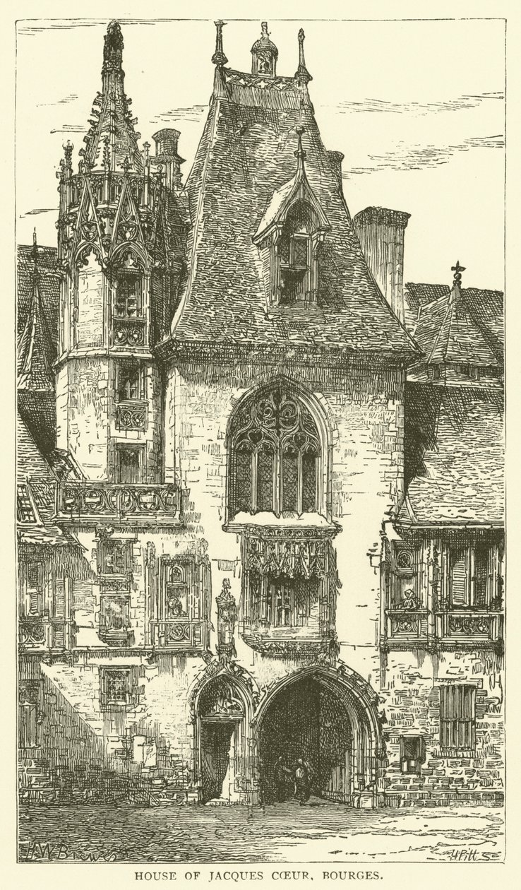 House of Jacques Coeur, Bourges by English School