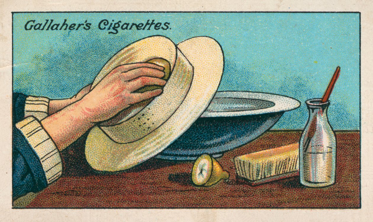 How to Clean a White Straw Hat by English School