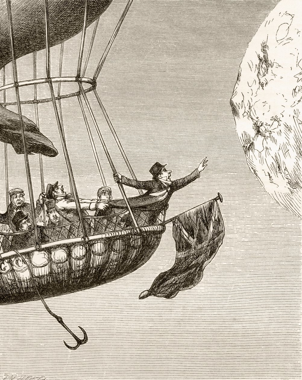 Illustration by George Cruikshank for the poem 