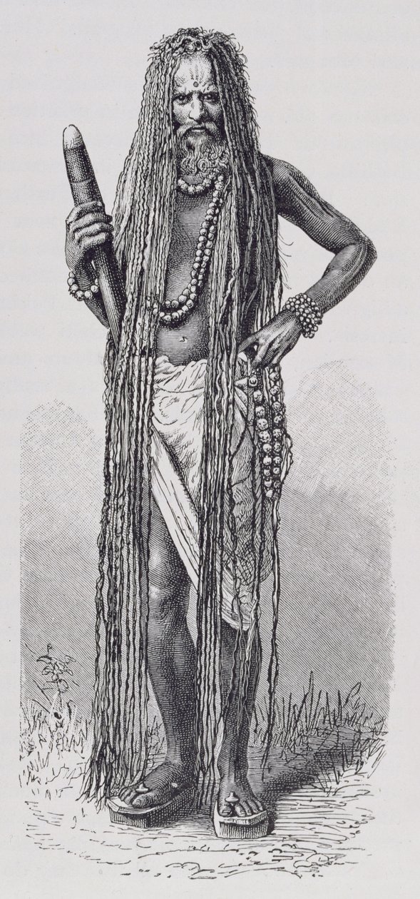 Indian Fakir, from The History of Mankind, Vol.III, by Prof. Friedrich Ratzel, 1898 by English School