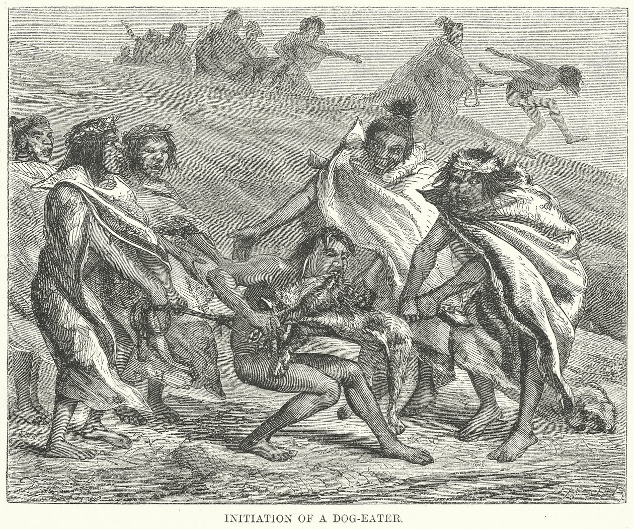 Initiation of a Dog-Eater by English School