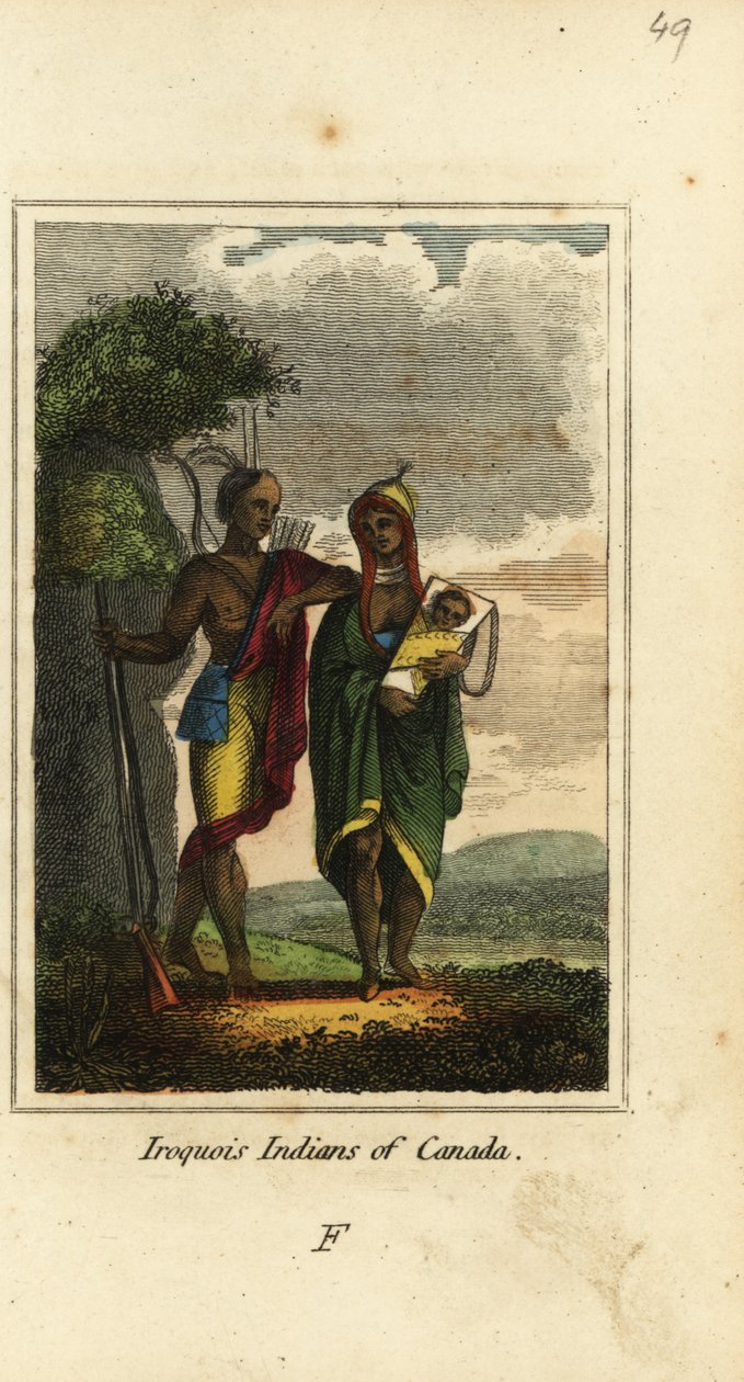 Iroquois Indians of Canada by English School