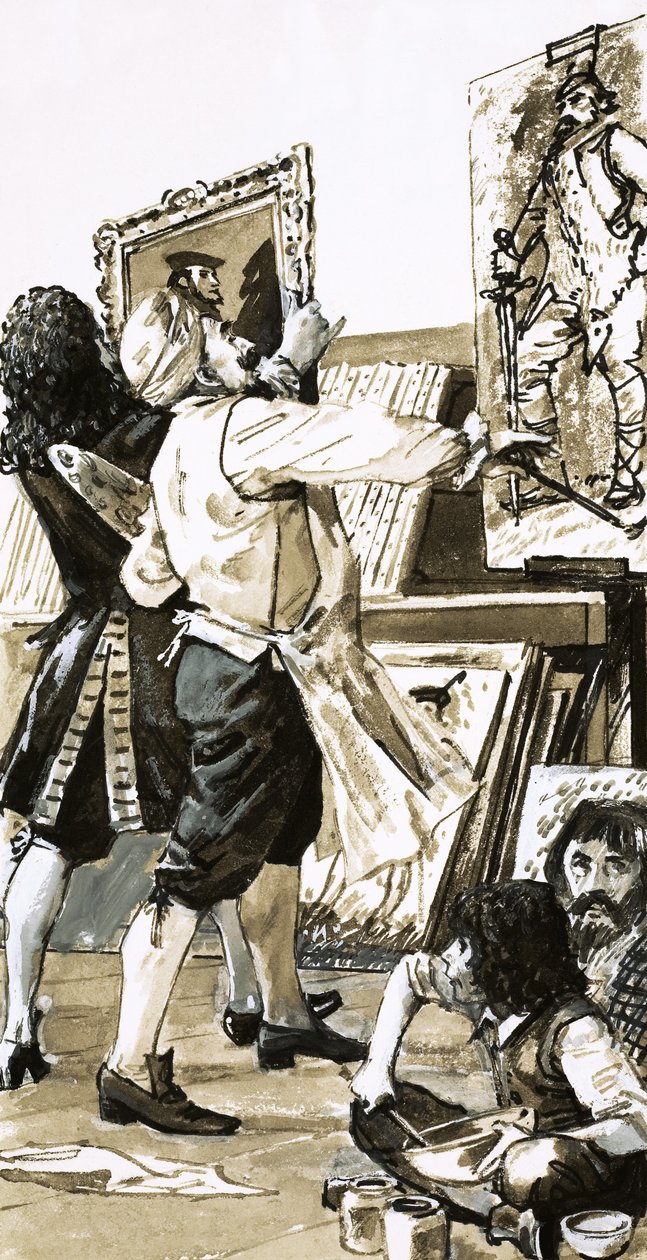 Jacobus de Wet painting at Holyrood House by English School