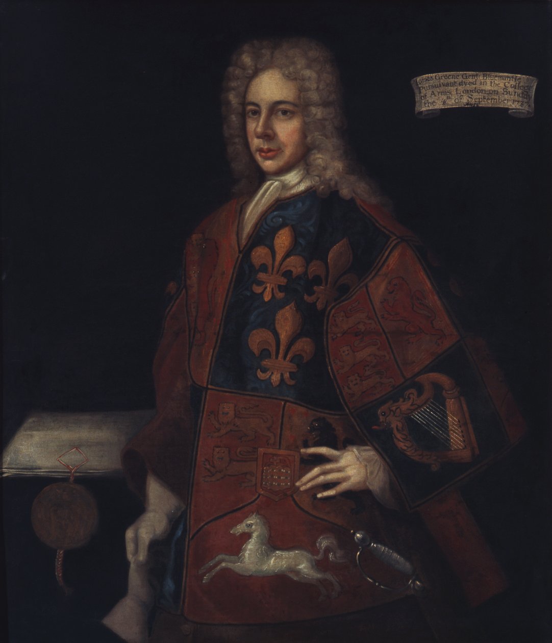 James Green, Bluemantle Pursuivant by English School