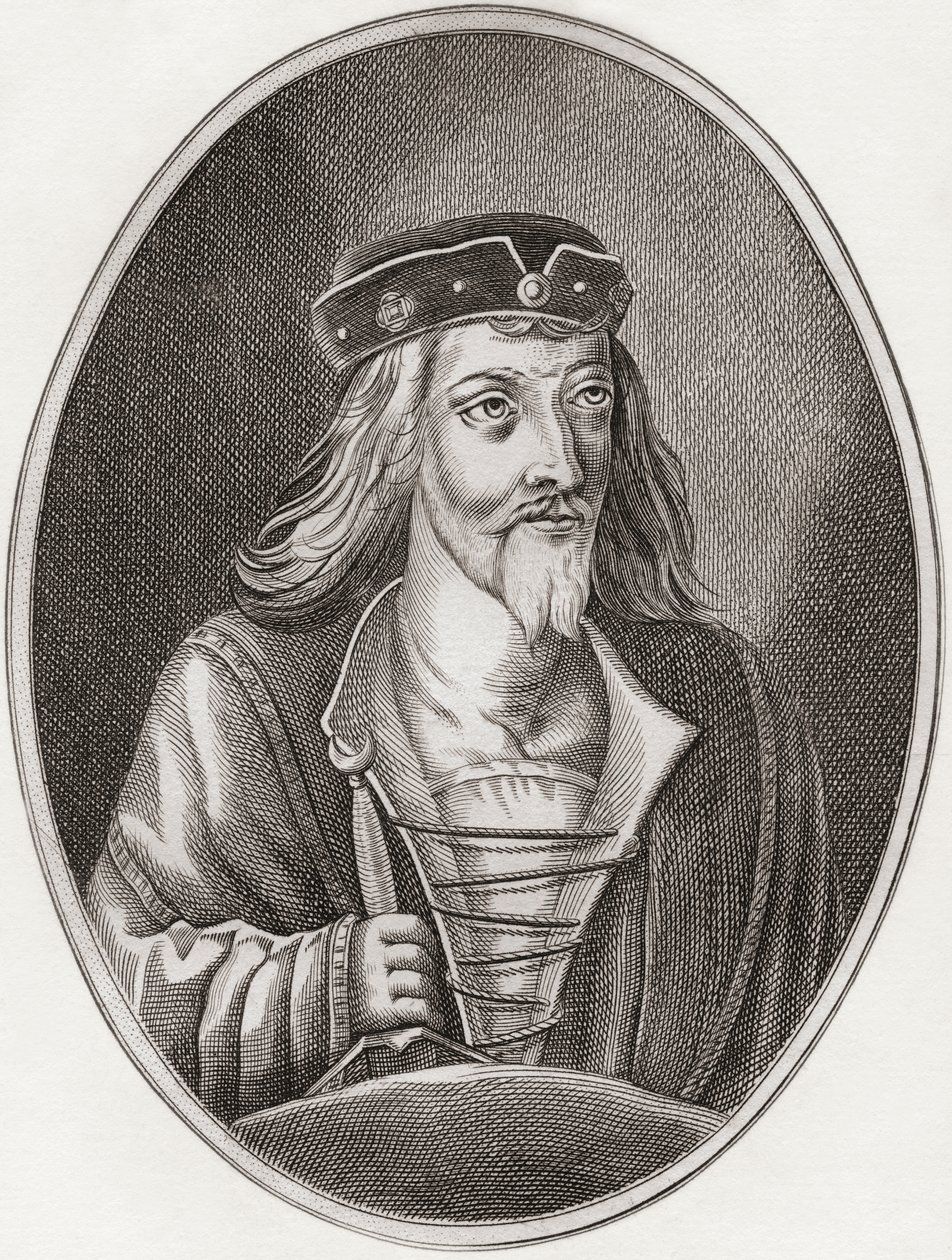 James I, King of Scots by English School