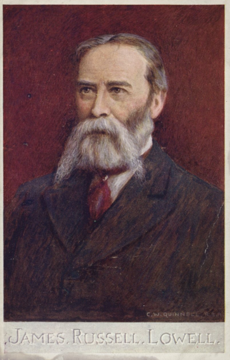 James Russell Lowell, American Poet and Diplomat by English School