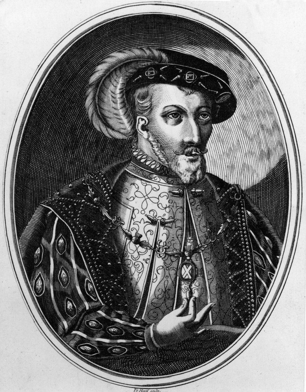 James V, 19th century copy after an illustration from Jonston
