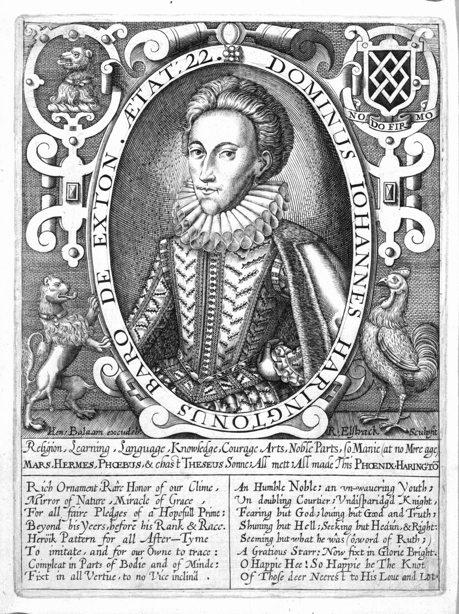 John Harington, 2nd Baron Harington of Exton, engraved by Renold Elstrack by English School