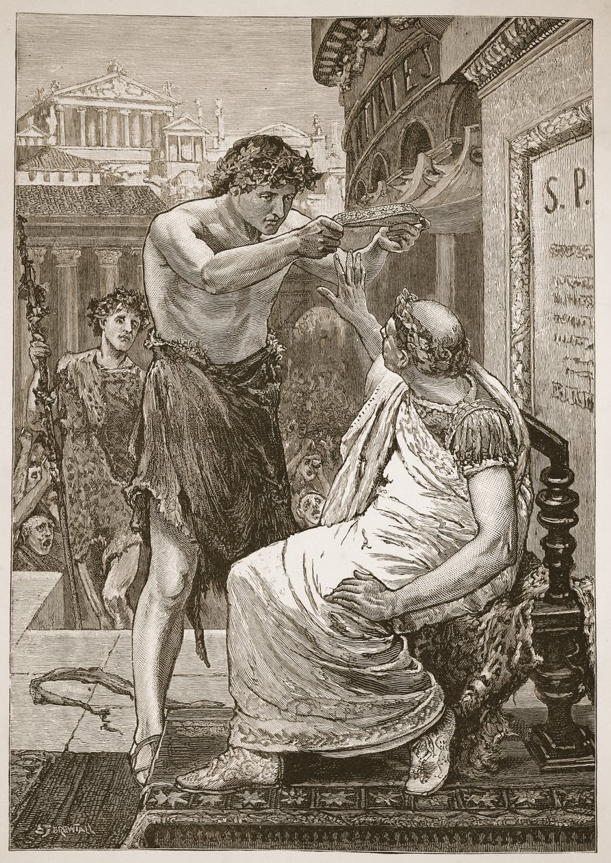 Julius Caesar Refusing the Crown Offered by Anthony by English School
