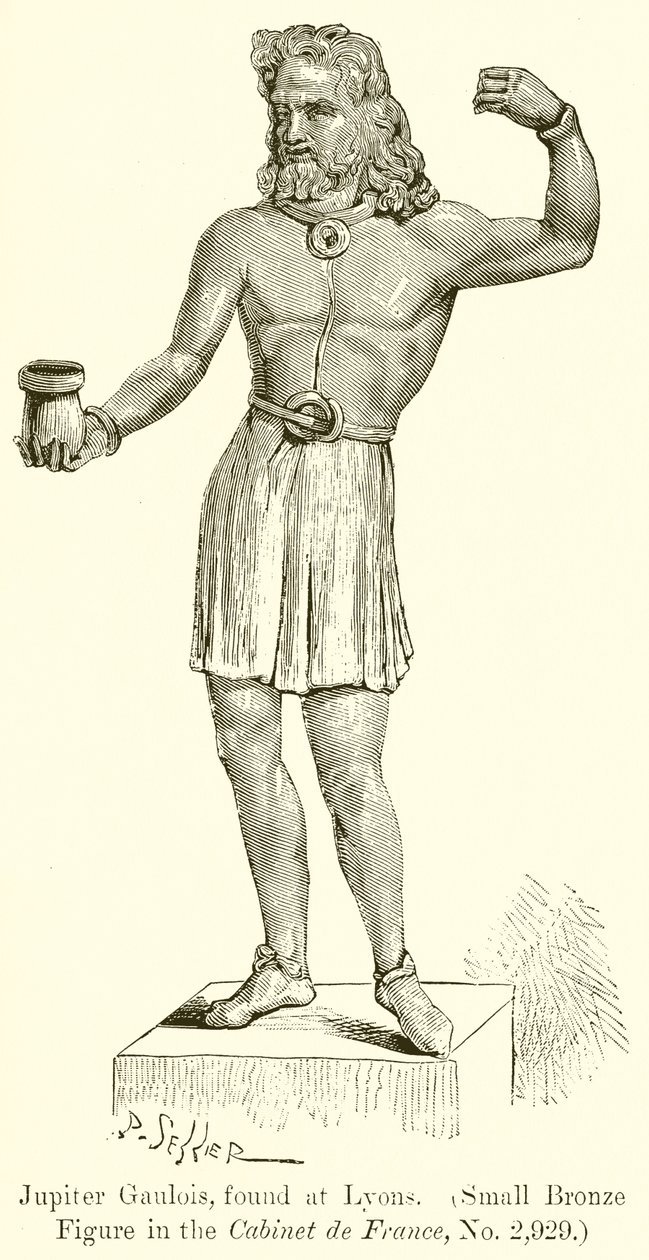 Jupiter Gaul at Lyons (engraving) by English School