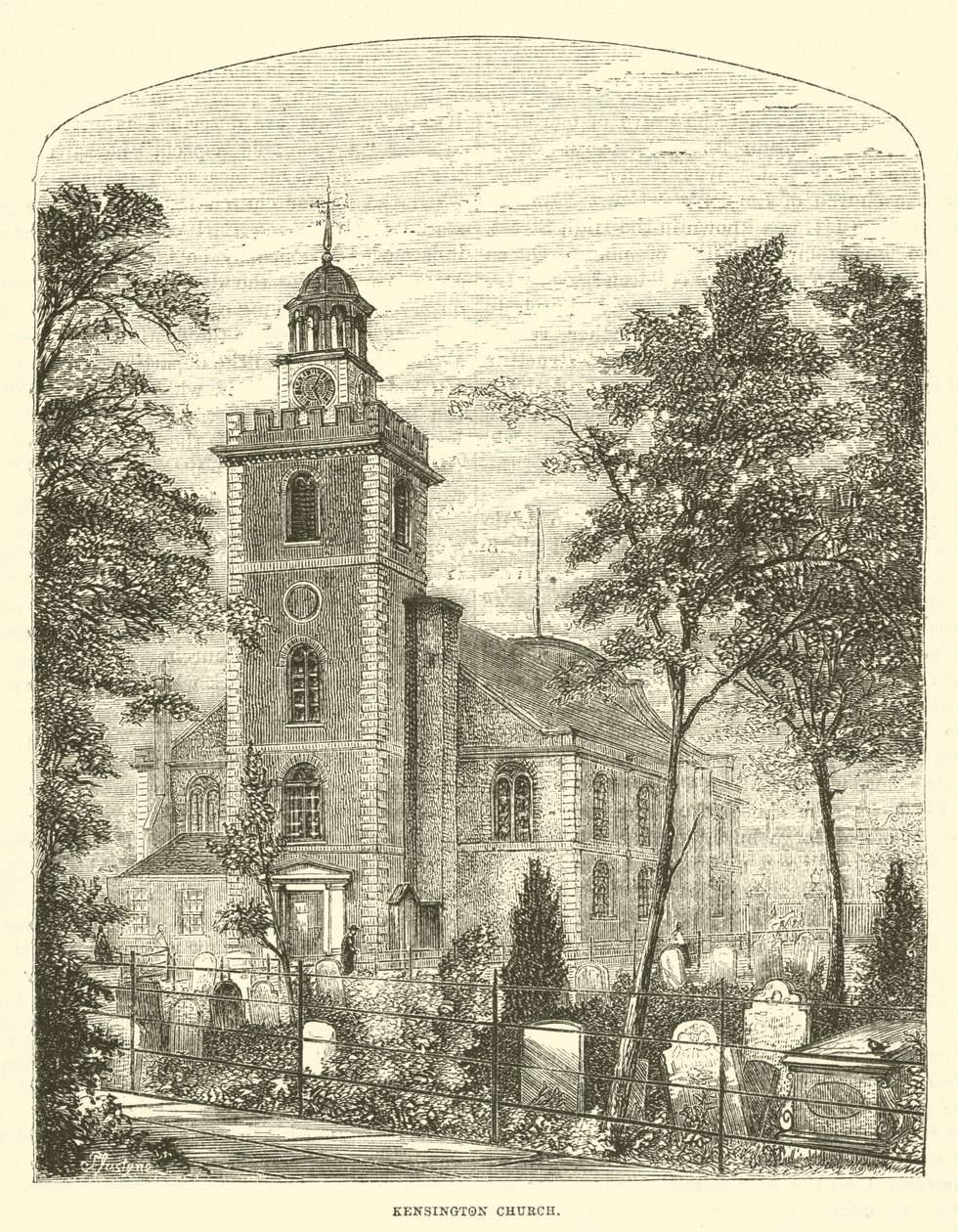 Kensington Church by English School