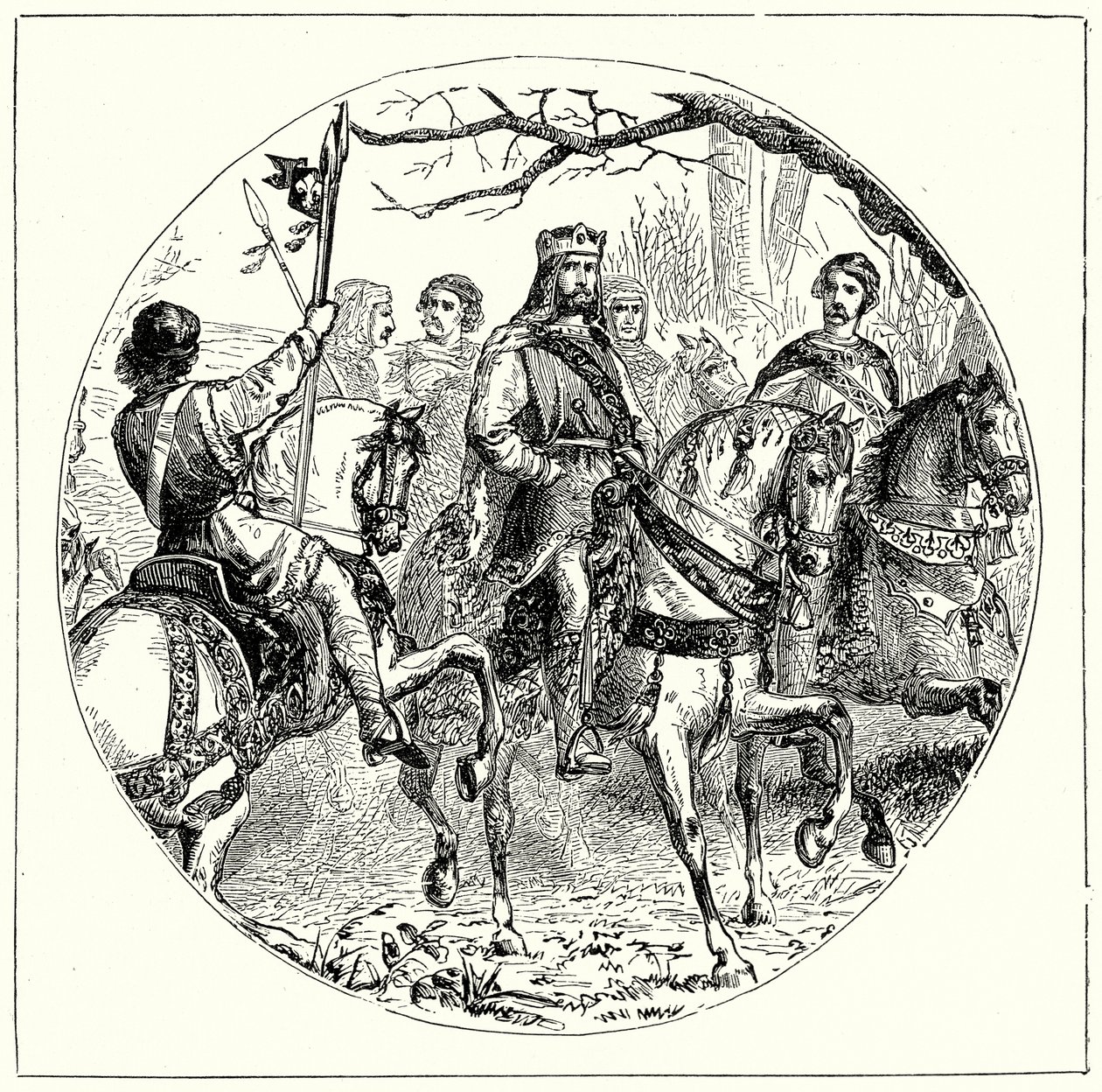 King John (engraving) by English School