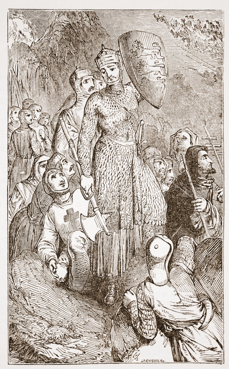King Richard on Crusade by English School