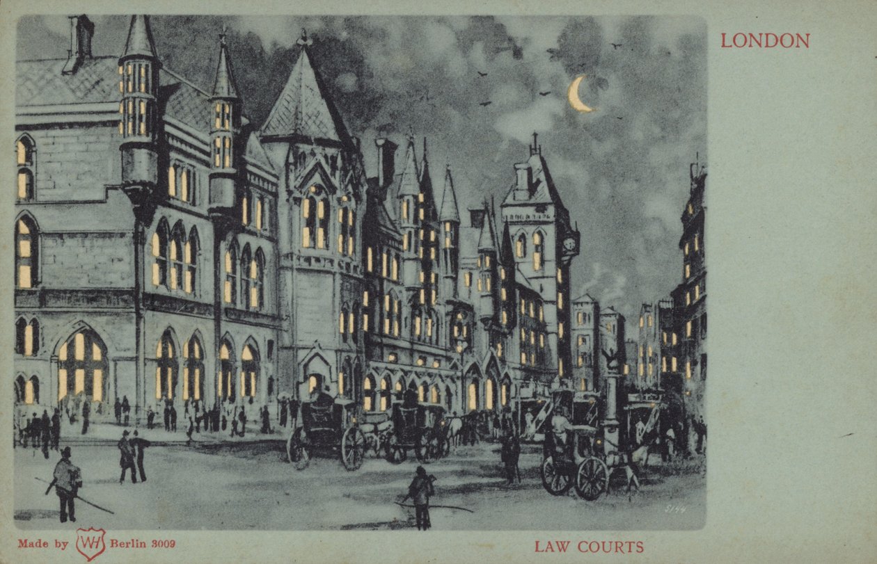 Law Courts, London by English School