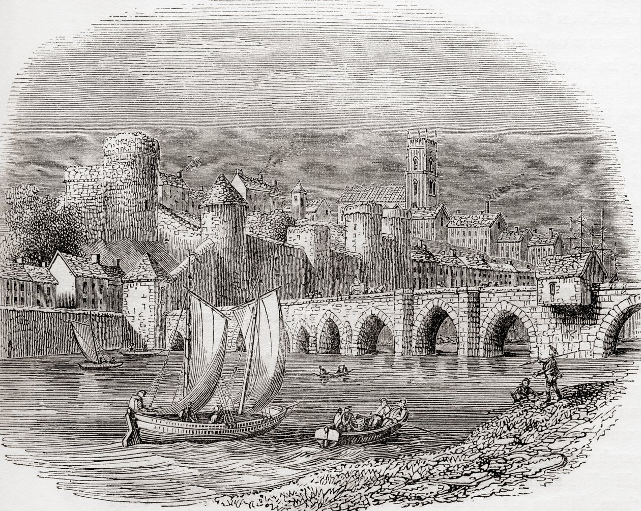 Limerick, County Limerick, Ireland, Showing King John