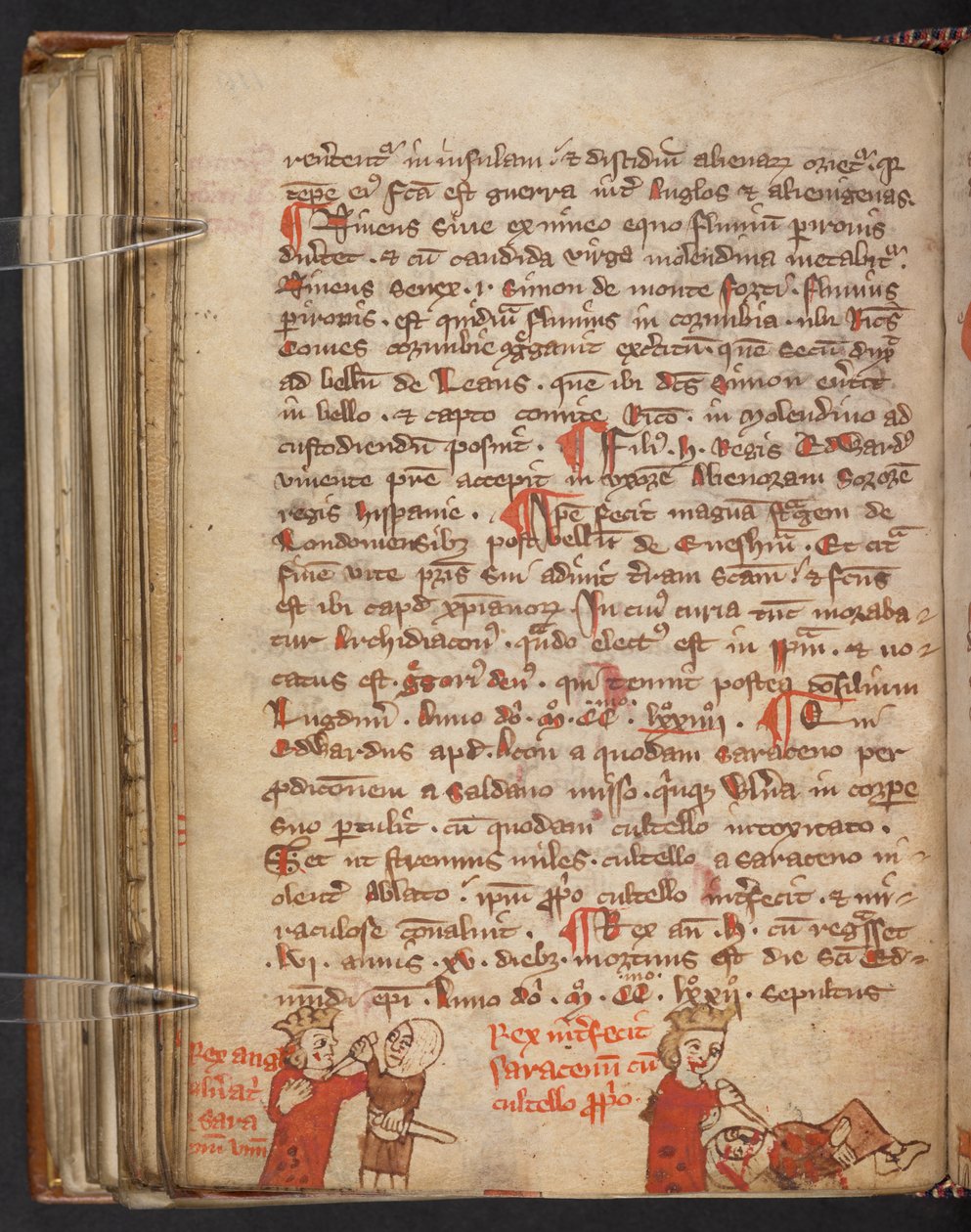 Lindisfarne Gospels, Cotton MS Nero A IV, f. 110v by English School