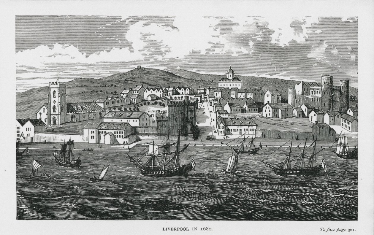 Liverpool in 1680 by English School