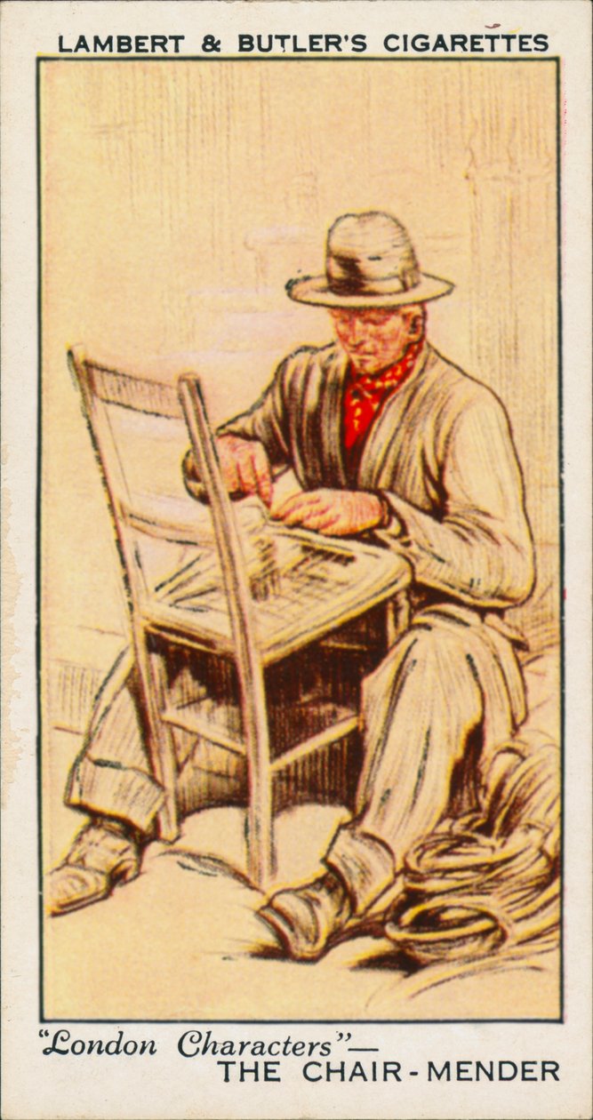 London Characters: The Chair-Mender by English School