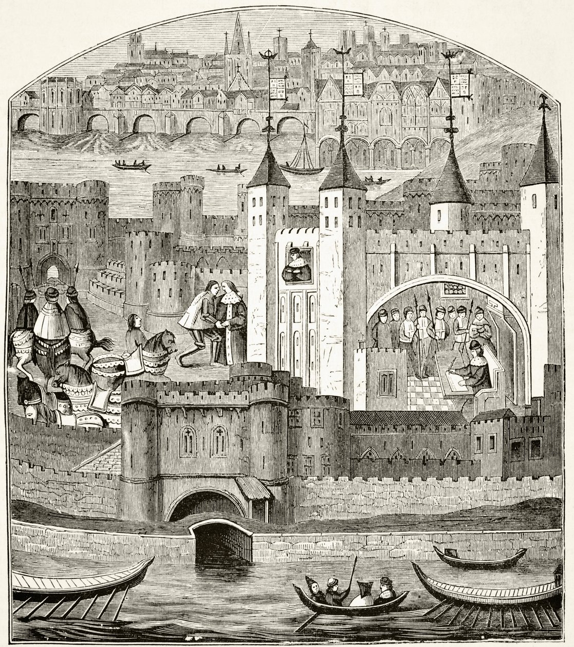 London and the Tower of London in the 15th Century, from 