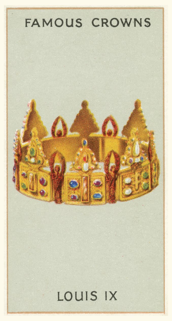 Louis IX by English School