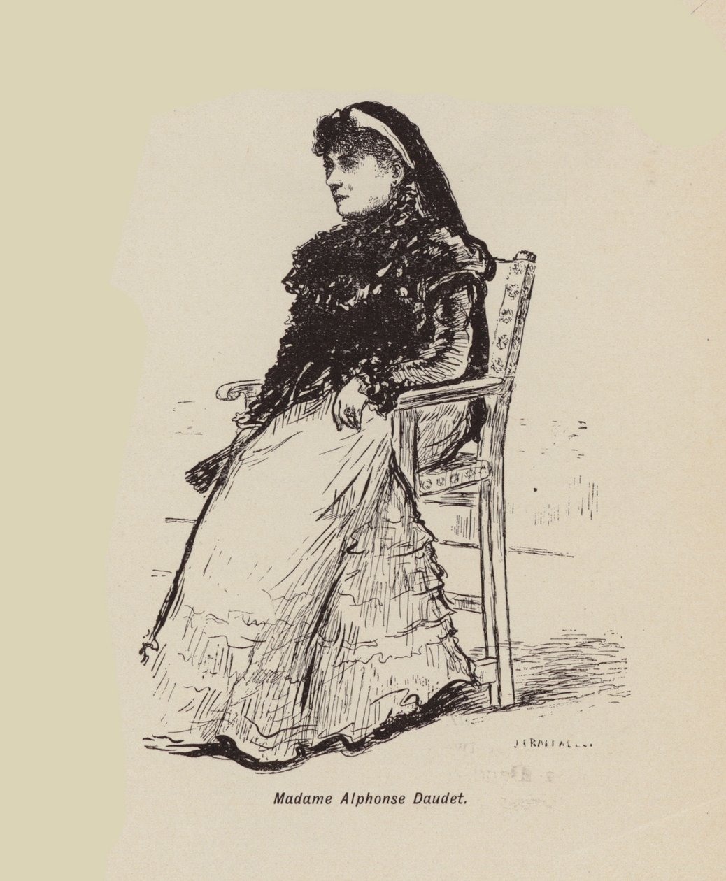 Madame Alphonse Daudet by English School