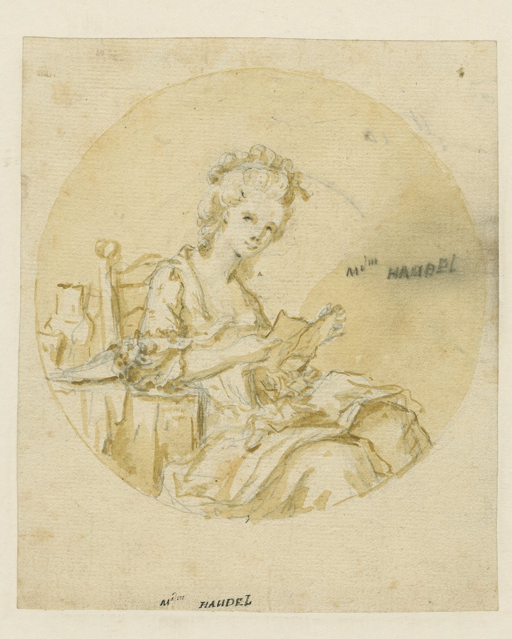 Madame Handel, Mid-19th Century by English School