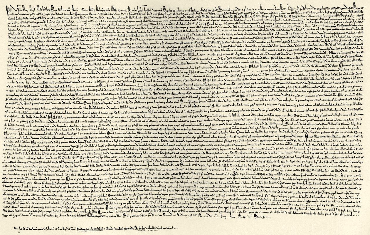 Magna Carta by English School