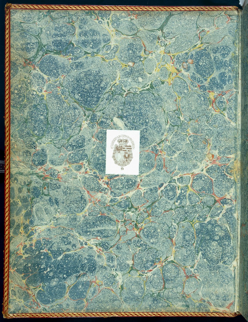 Marble endpaper, 1950s by English School