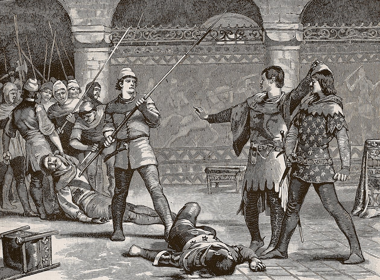 Marcel and the Dauphin of France (Illustration from Cassell