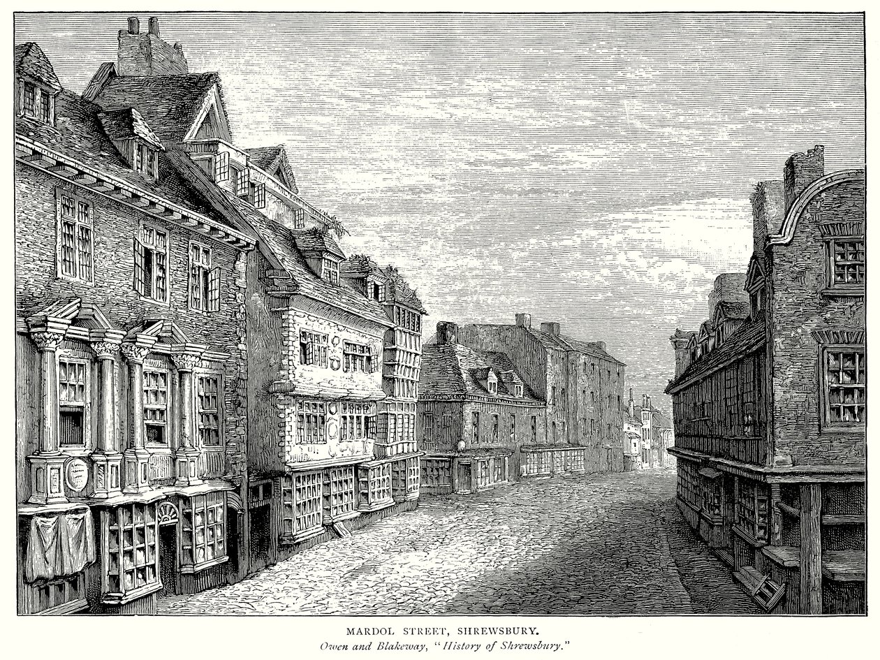 Mardol Street, Shrewsbury by English School