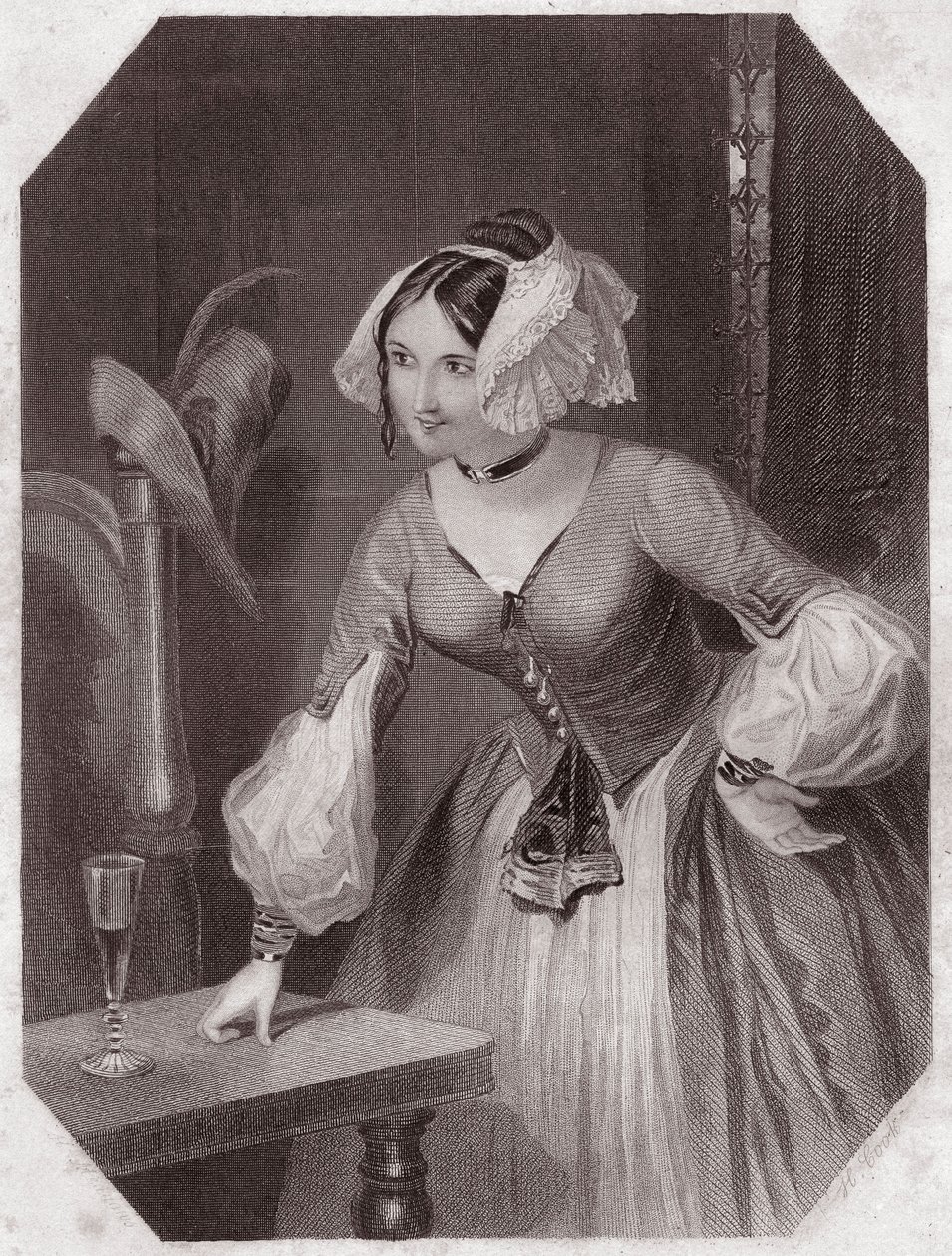 Maria (Twelfth Night) (circa 1838) from Gallery of the Women of Shakespeare by English School
