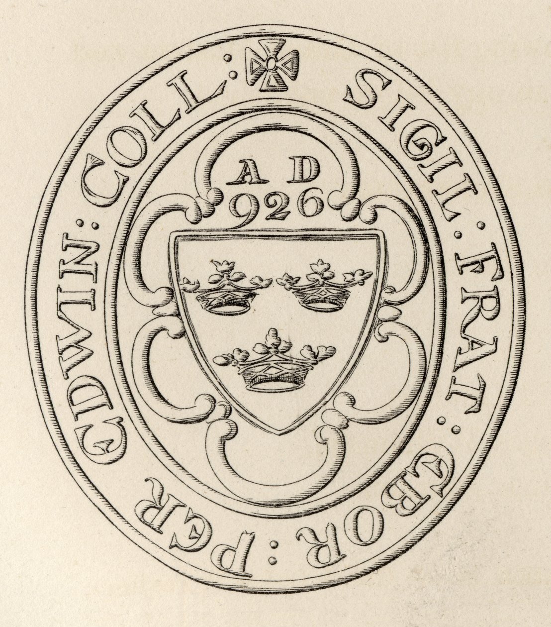 Masonic seal of the Grand Lodge of All England, York, c.1766, from The History of Freemasonry, volume II, published by Thomas C. Jack, London, 1883 by English School