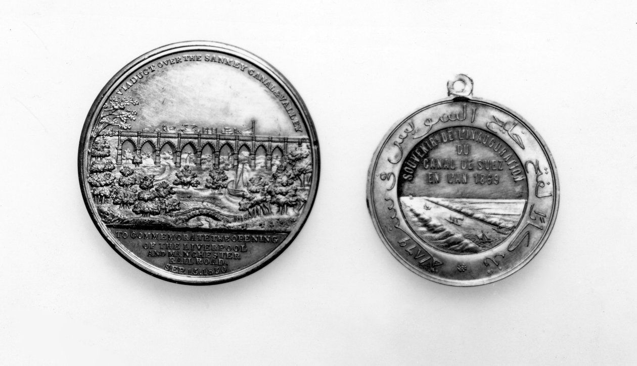 Medallion Commemorating the Opening of the Liverpool and Manchester Railway, 1830 by English School