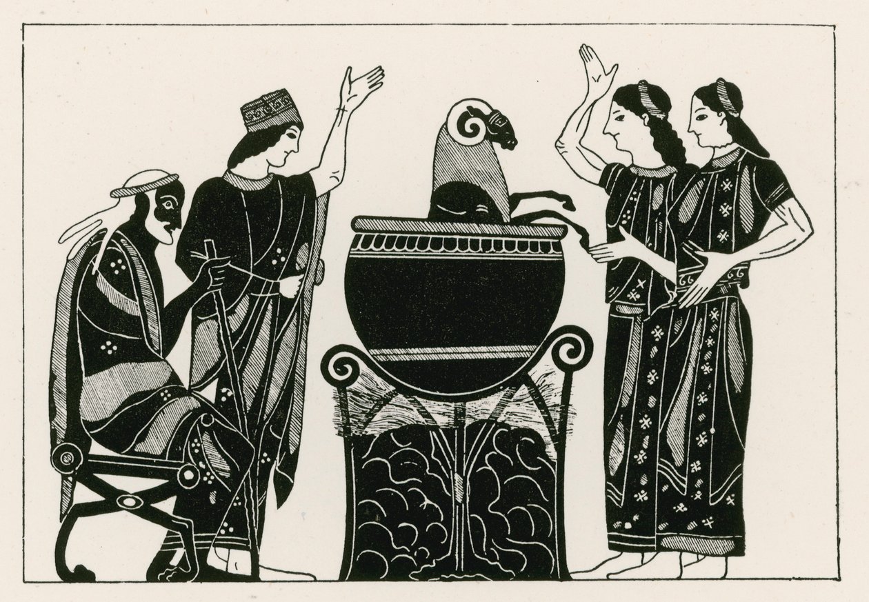 Medea Boiling the Ram by English School