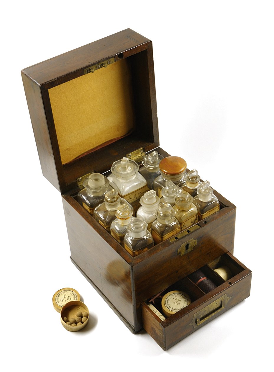 Medicine chest used by Florence Nightingale during the Crimean War, 1854-56 by English School