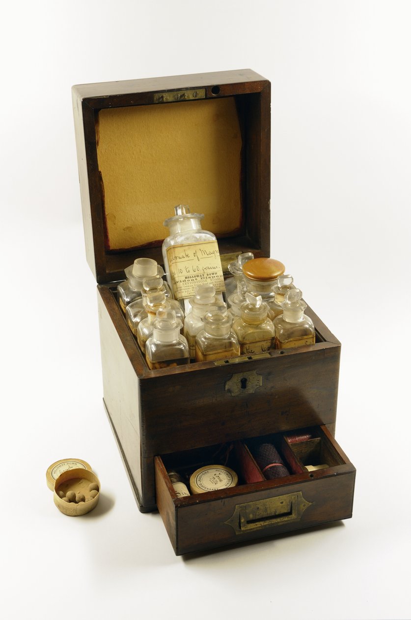 Medicine chest used by Florence Nightingale during the Crimean War, 1854-56 by English School