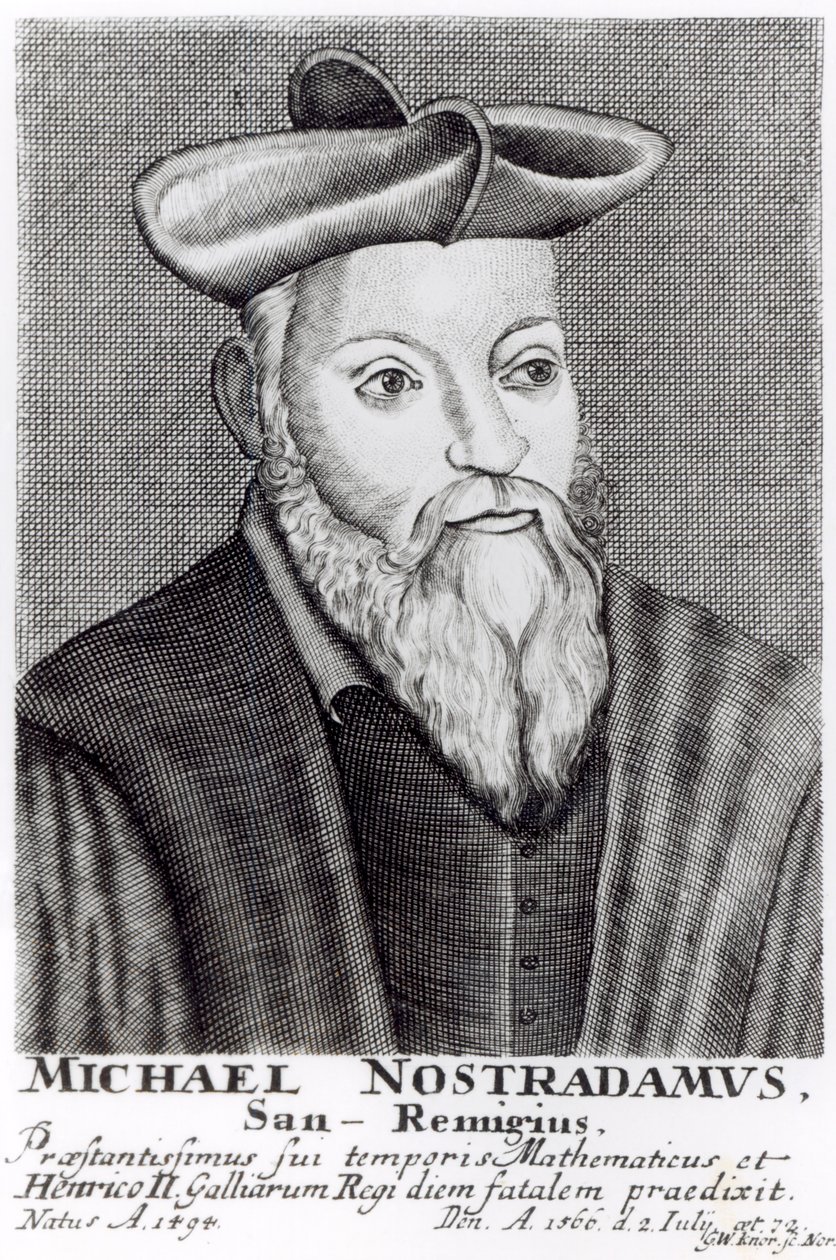 Michel Nostradamus by English School