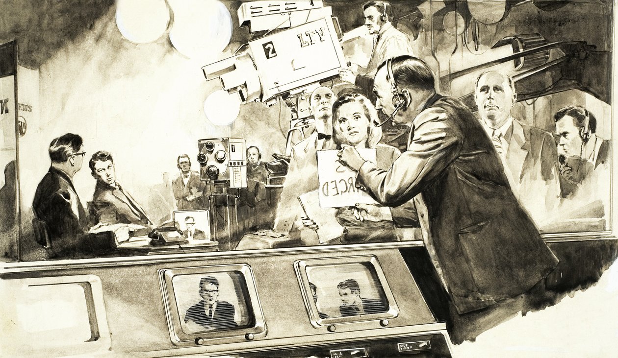 Mick Johnson, TV Reporter by English School
