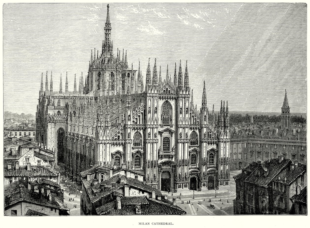 Milan Cathedral by English School
