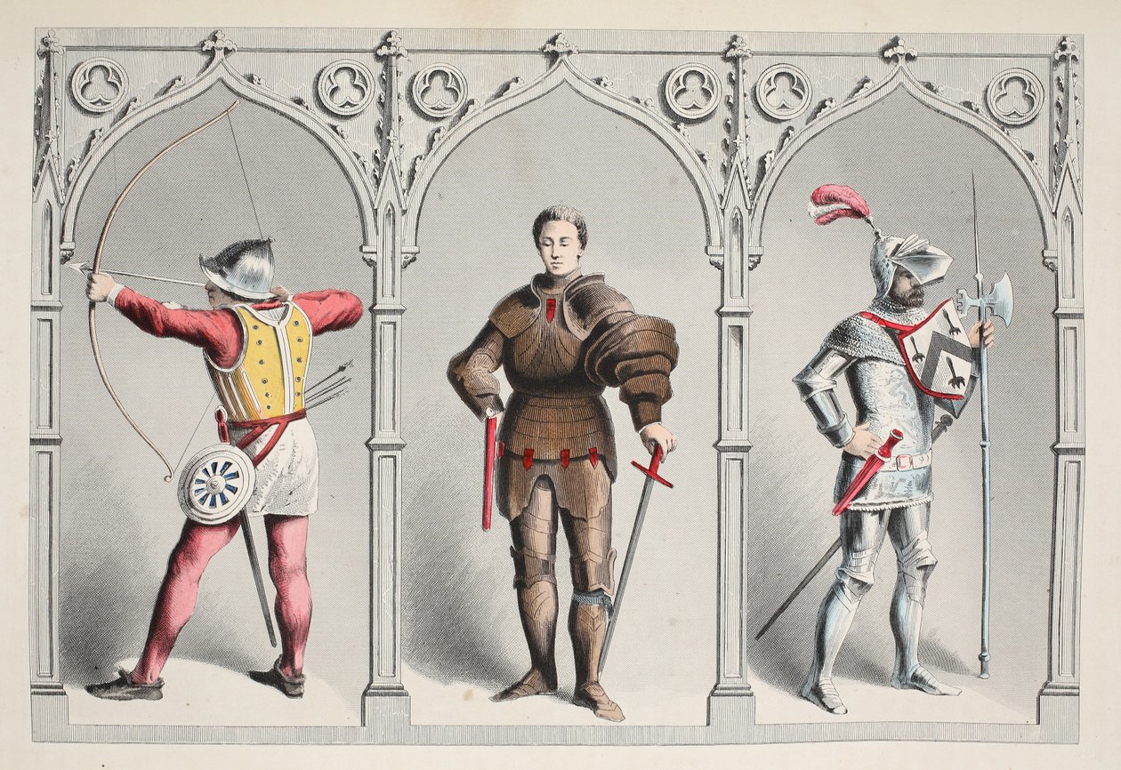 Military Costume in the Middle of the Fifteenth Century by English School