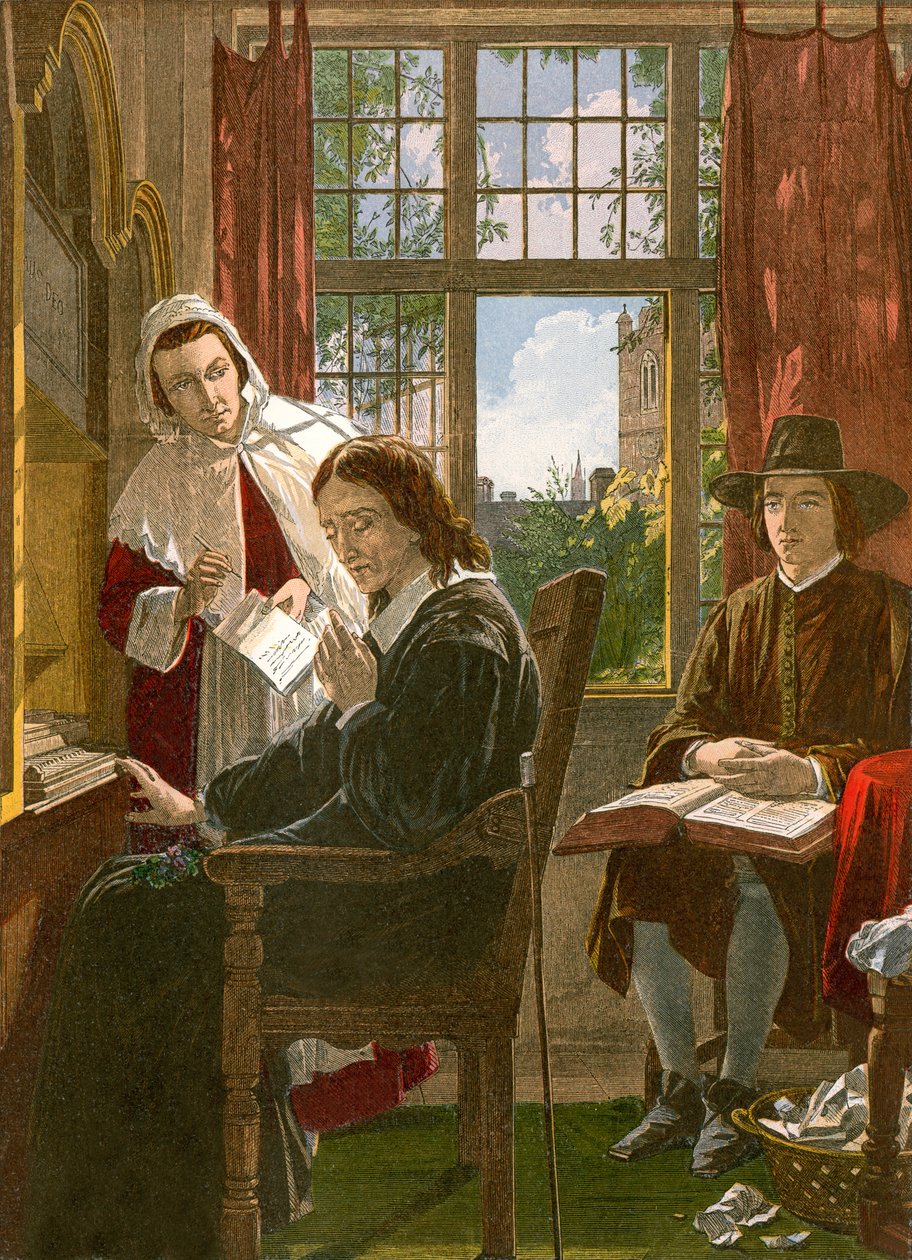 Milton Dictating 